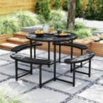 Gardisand™ GrandGather 8-Person Round Outdoor Dining Set