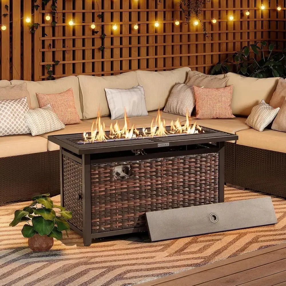 S56196136f8cf43f59e19e02b255242f4w.jpg Gardisandâ„¢ GrandFlame 45" Outdoor Propane Fire Pit Table - Image 1