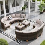 Gardisand™ RoyalCrescent 12-Piece Curved Outdoor Lounge Collection