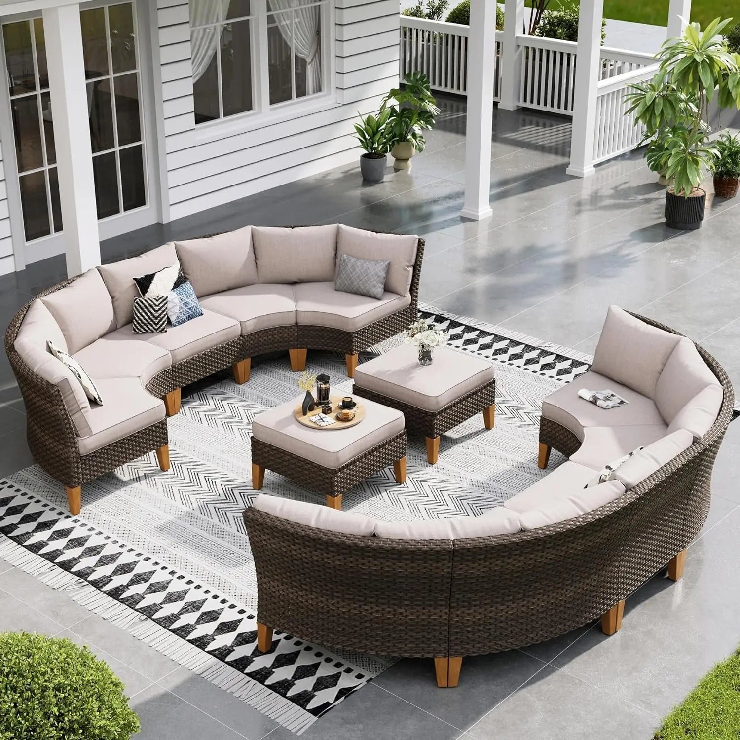 S5818bb4c40624c088c54ca6a77286613J.jpg Gardisandâ„¢ RoyalCrescent 12-Piece Curved Outdoor Lounge Collection - Image 1