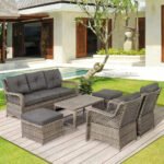 Gardisand™ HavenCrest 6-Piece Outdoor Patio Conversation Set