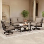 Gardisand™ RockHaven 4-Piece Swivel Conversation Set