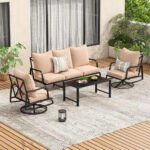 Gardisand™ VistaGlide 4-Piece Swivel Patio Conversation Set