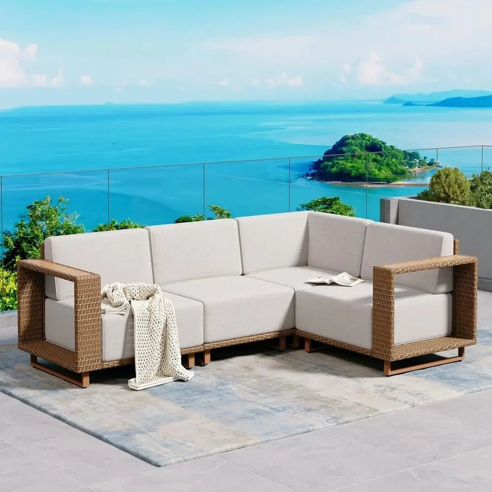 Gardisand™ SunHaven L-Shaped Patio Sectional Set
