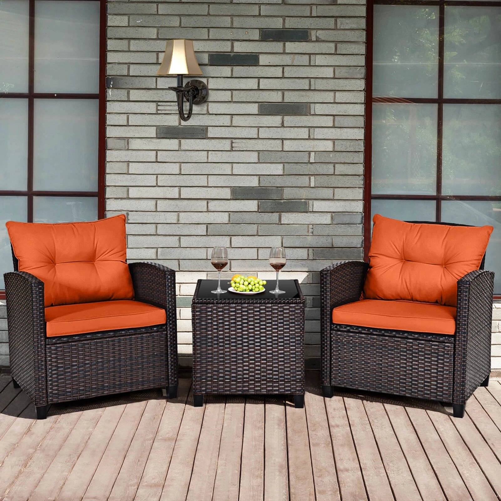 Saefc272446364331a38550b4388174a4a.jpg Gardisand™ SunsetLuxe 3-Piece Outdoor Conversation Set - Image 1