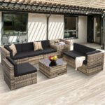 Gardisand™ VistaLuxe 8-Piece Outdoor Sectional Sofa Set