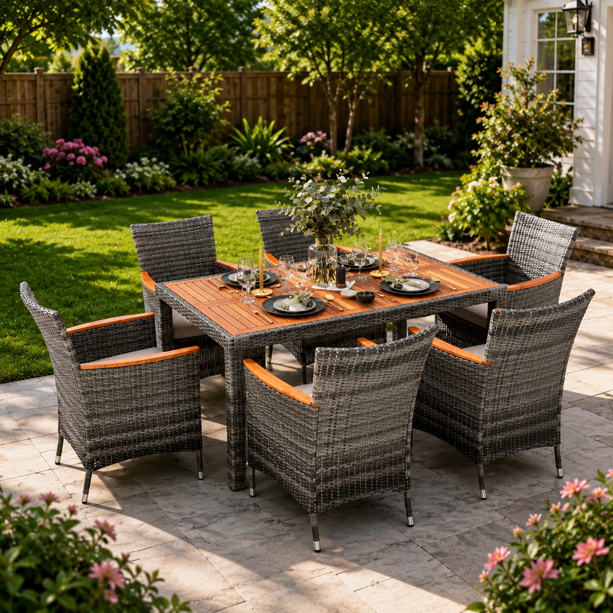 e9d8b7ed-9fd1-4cfe-8969-b86a68f912ff.png Gardisandâ„¢ AcaciaLuxe 7-Piece Outdoor Dining Set - Image 1